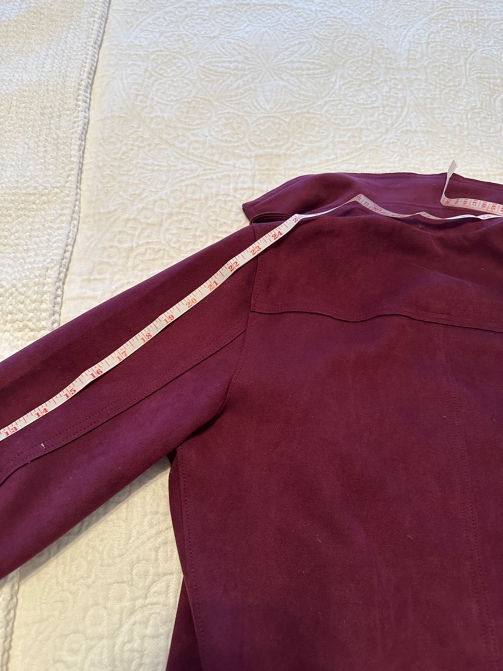 Tahari Deep Plum Zip-Front Blazer Jacket - Picture 10 of 16
